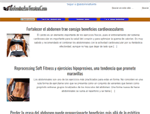 Tablet Screenshot of abdominalesfuertes.com